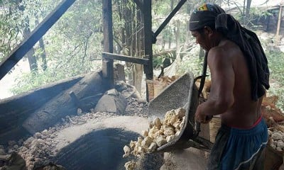 Batu Kapur Hasil Olahan di Gorontalo Sudah Dipasarkan Ke Suluruh Sulawesi