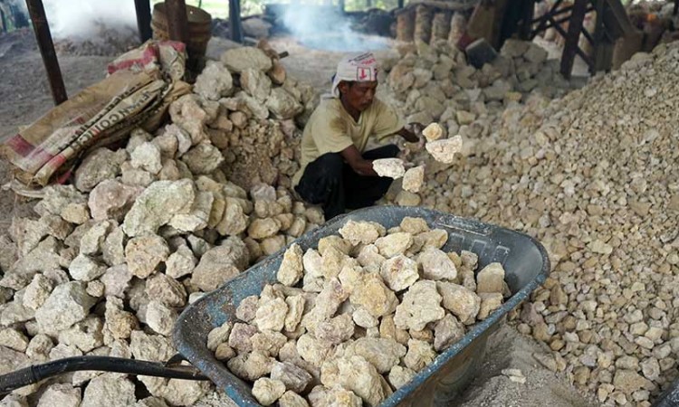 Batu Kapur Hasil Olahan di Gorontalo Sudah Dipasarkan Ke Suluruh Sulawesi