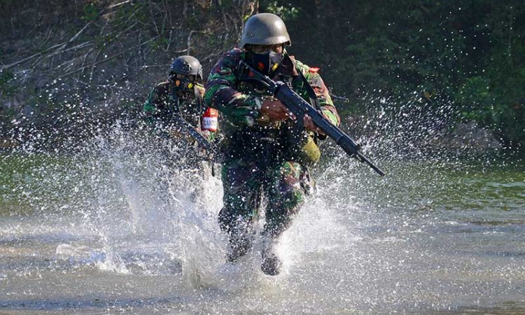 Marinir Gelar Latihan Satuan Lanjutan I TW II tahun 2020 di Jawa Timur