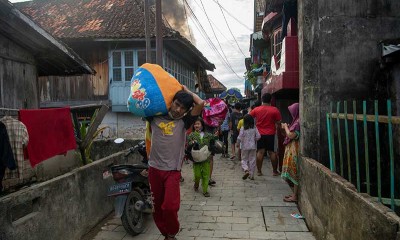 Permukiman Padat Penduduk di Palembang Terbakar