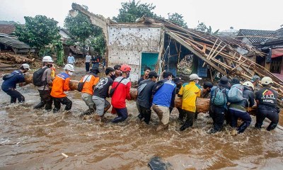Kondisi Terkini Lokasi Banjir Bandang di Sukabumi Jawa Barat