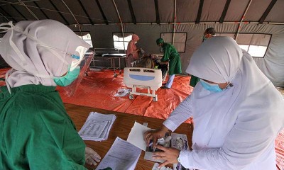 Antisipasi Penyebaran Covid-19, RSU Cut Meutia Aceh Dirikan Tenda Screening di Depan IGD