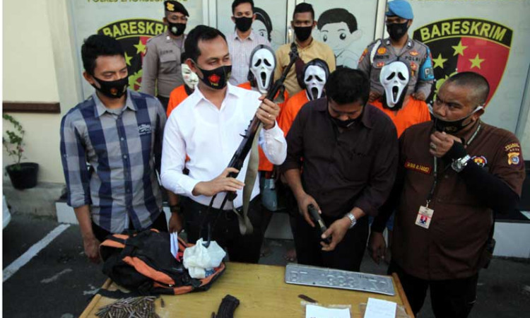 Polres Lhokseumawe Aceh Ringkus Penculik Jaringan Kelompok Kriminal Bersenjata