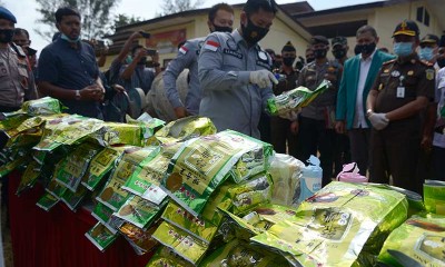 Polda Aceh Musnahkan Barang Bukti Narkotika Dari Hasil Penindakan