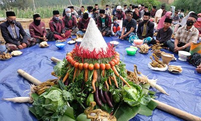 Warga Lereng Gunung Andhong Gelar Tradisi Merti Dusun Mantra di Tengah Pandemi Covid-19