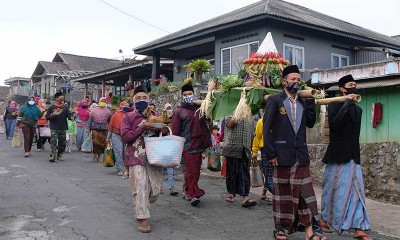Warga Lereng Gunung Andhong Gelar Tradisi Merti Dusun Mantra di Tengah Pandemi Covid-19