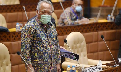 Menteri PUPR Basuki Hadimuljono Raker Dengan Komisi V DPR Bahas Penyesuaian Anggaran