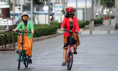 PBI Kampanyekan Gerakan Selasa Bekebaya Dengan Bersepeda