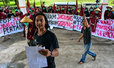 Mahasiswa Gelar Aksi Tuntut Pemerintah Jalankan Reformasi Agraria