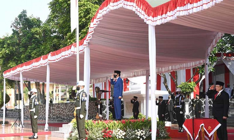 Presiden Joko Widodo Pimpin Upacara Hari Kesaktian Pancasila 