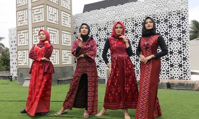 Masjid di Kediri Jawa Timur Gelar Peragaan Busana