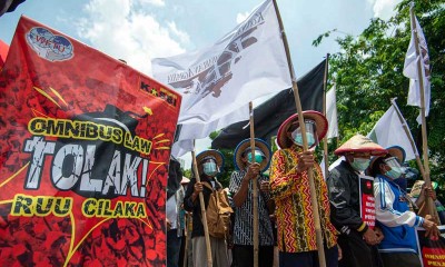 Aksi Gabungan Menolak UU Cipta Kerja Kembali Digelar di Jakarta