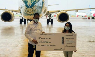 Garuda Indonesia Luncurkan Mask Livery Terbaru Bermotif Corak Batik Parang