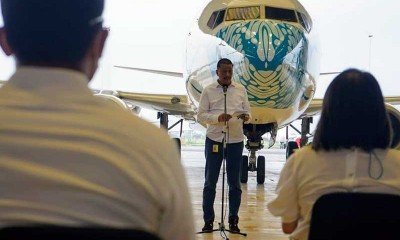 Garuda Indonesia Luncurkan Mask Livery Terbaru Bermotif Corak Batik Parang