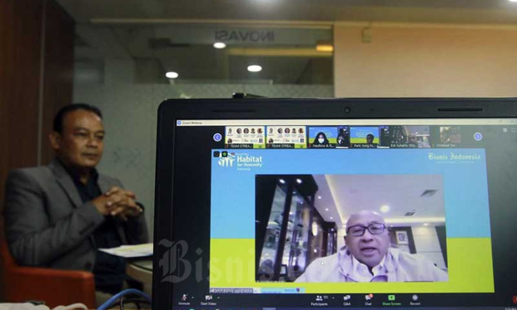 Bisnis Indonesia Bersama Habitat for Humanity Indonesia Gelar Webinar Bahas Progam CSR