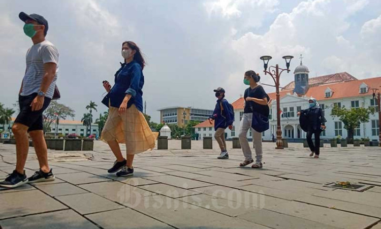 Komplek Wisata Kota Tua Mulai Ramai Dikunjungi Pascapenerapan PSBB Transisi