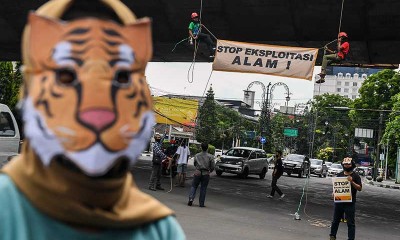 Aktivis Lingkungan Gelar Aksi Simpatik di Bandung