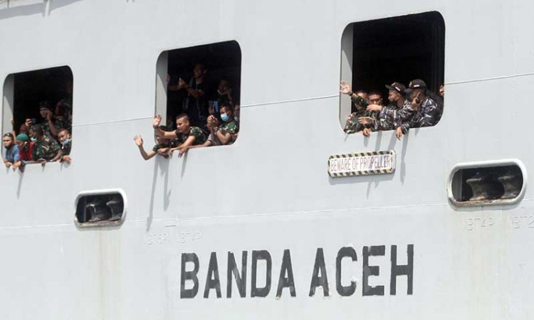 450 Prajurit Batalyon Infantreri Raider 700 Wira Yudha Cakti Kodam XIV Hasanuddin Berangkat Ke Papua