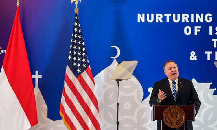 Menteri Luar Negeri Amerika Serikat Michael Pompeo Hadiri Acara Dialog Dengan GP Ansor