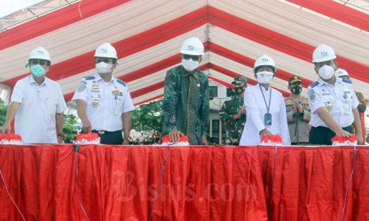 IKI Luncurkan Kapal Penyebrangan Penunpang Roro 500 GT KMP Takabonarte