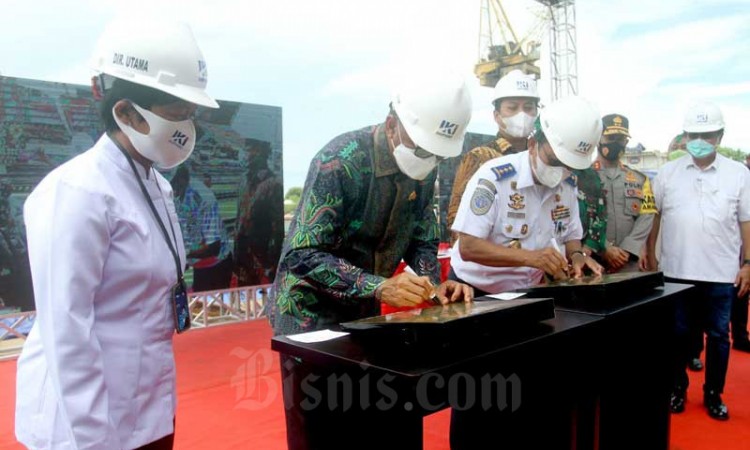 IKI Luncurkan Kapal Penyebrangan Penunpang Roro 500 GT KMP Takabonarte