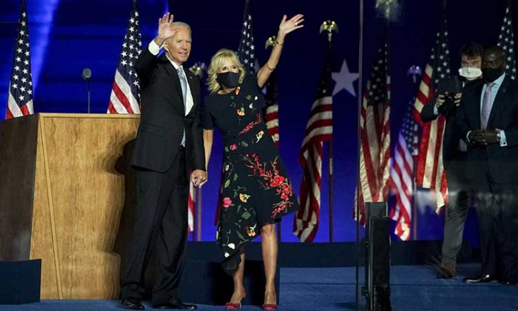 Presiden Amerika Serikat terpilih Joe Biden Tekankan Petingnya Persatuan saat Pidato Kemenangan