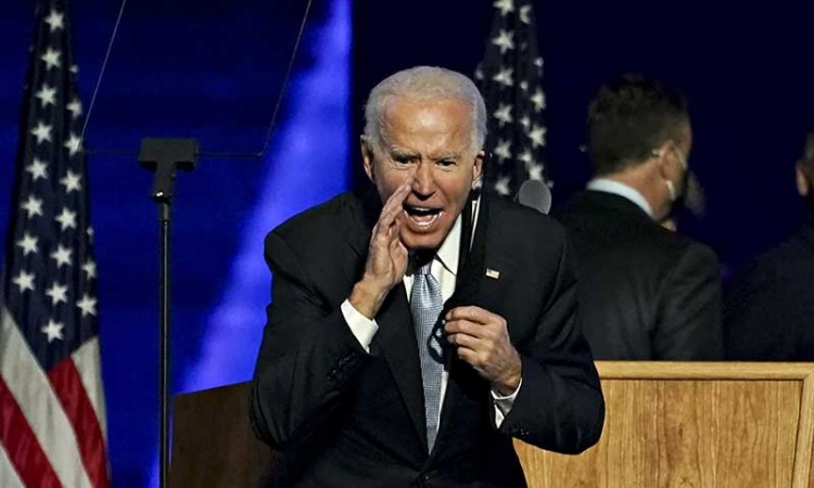 Presiden Amerika Serikat terpilih Joe Biden Tekankan Petingnya Persatuan saat Pidato Kemenangan