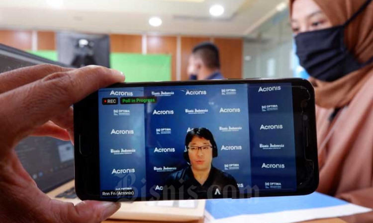 Bisnis Indonesia Bersama Acronis dan Optima Gelar Webinar Terkait Kebocoran Data Di Era Digital