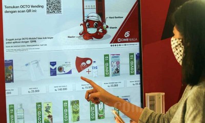 OCTO Vending Sediakan Masker, Hand Sanitazer Hingga Alat Rapid Test
