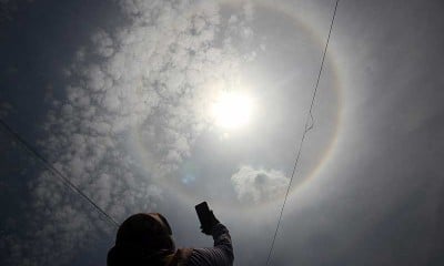 Fenomena Halo Matahari Terlihat di Surabaya