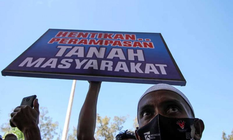 Petani di Aceh Gelar Aksi Menuntut Pemerintah Mengeluarkan Sertifikat Tanah Mereka