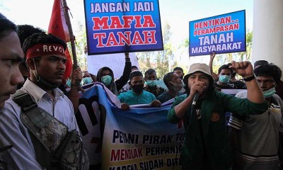 Petani di Aceh Gelar Aksi Menuntut Pemerintah Mengeluarkan Sertifikat Tanah Mereka