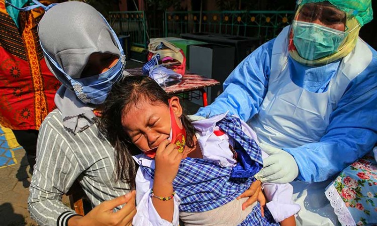 Program Imunisasi Kepada pelajar di Kota Tangerang Terus Berjalan di Tengah Pandemi