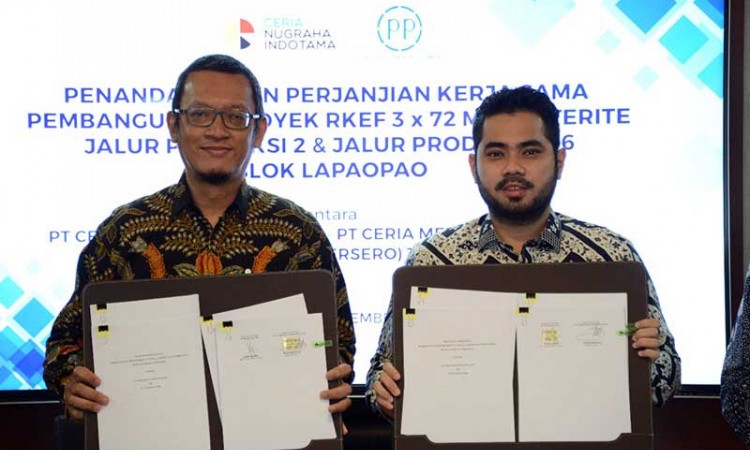 PT PP (Persero) Tbk. Tandatangani Kerja Sama Proyek Pembangunan Smelter di Sulawesi Tenggara