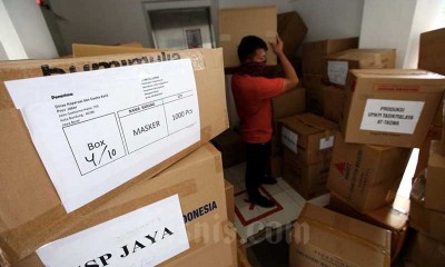Pemerintah Kota Bandung Terima Bantuan 200.000 Makser Dari Pemprov Jabar