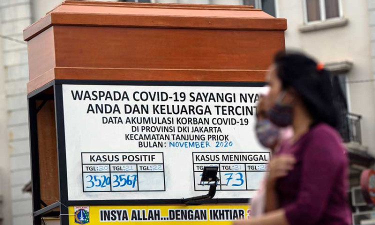 Jumlah Kasus Positif Covid-19 di Indonesia Tembus 500 Ribu Orang