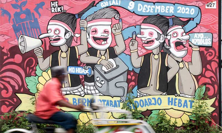 Sosialisasi Pilkada Serentak 2020 Melalui Mural