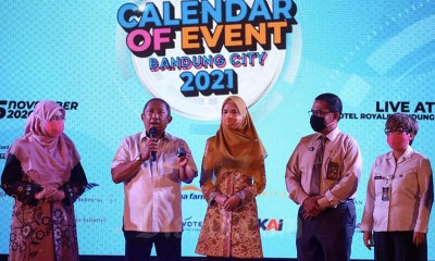 Dinas Kebudayaan dan Pariwisata Kota Bandung Meluncurkan Calendar of Event 2021