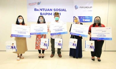 FIF Group Serahkan Bantuan Kepada 5 Yayasan Dari 5 Agama