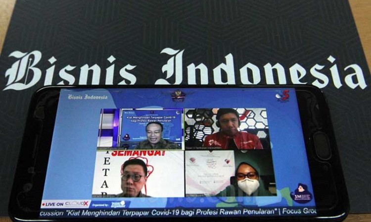 Bisnis Indonesia Gelar Webinar Bertema Kiat Menghidari Terpapar Covid-19  bagi Profesi Rawan Penularan