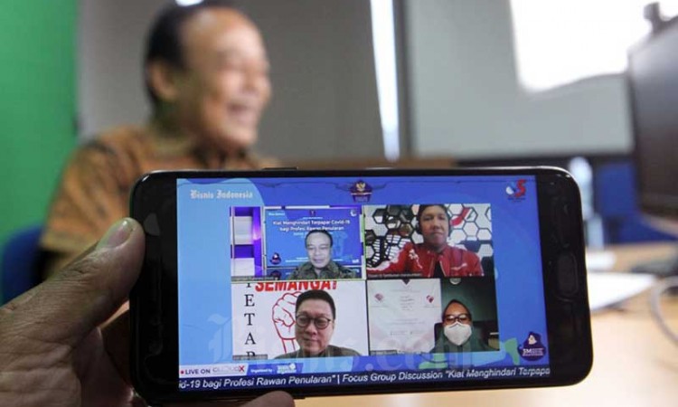 Bisnis Indonesia Gelar Webinar Bertema Kiat Menghidari Terpapar Covid-19  bagi Profesi Rawan Penularan