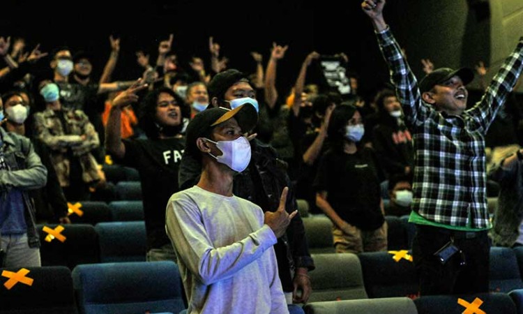 Terapkan Protokol Kesehatan, Konser Musik digelar di Bioskop