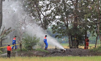 Semburan Gas Liar Terjadi di Indramayu Jawa Barat