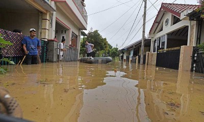 Buruknya Drainase Membuat Sebagian Wilayah Serang Banten Terendam Banjir
