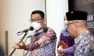 Gubernur Jawa Barat Ridwan Kamil Optimis Ekonomi Jabar Akan Membaik Pada Tahun Depan