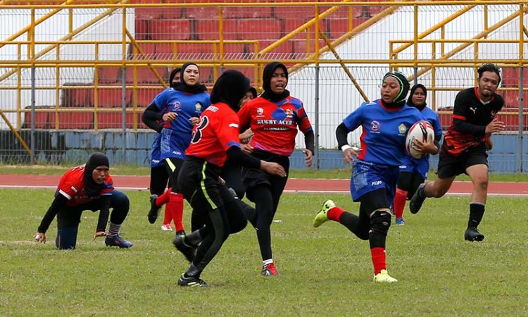  Tim Rugby PON Aceh Gelar Pertandingan Eksebisi Jelang Kejuaran PON