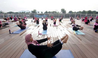 Olahraga Yoga Banyak Diminati saat Pandemi Covid-19