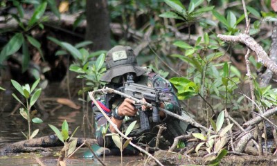 Pasukan Marinir Gelar Latihan Tempur di Papua