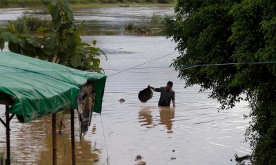 Sungai Bengawan Solo Meluap, Sejumlah Permukiman Warga Terendam Banjir