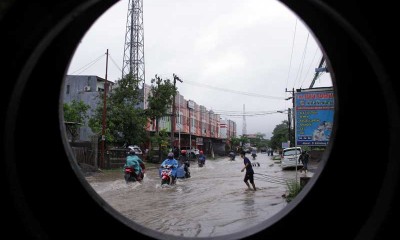 Kota Makassar Kembali Terendam Banjir